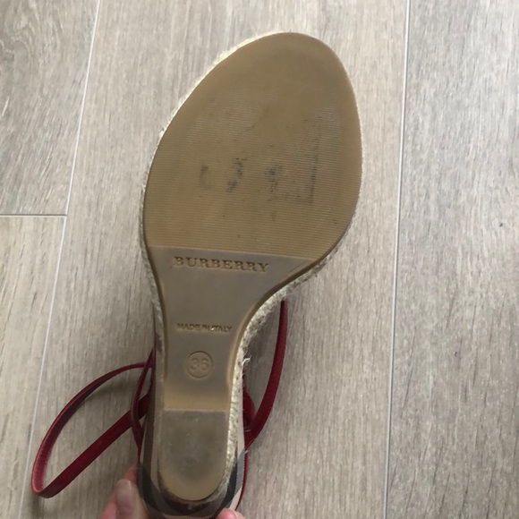 SOLD Burberry Wedges - Picture 8 of 9